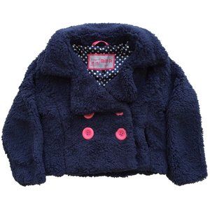 Mim-Pi Girls Cozy Sweater Coat Jacket Navy